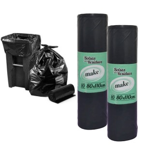 MAKE BOLSA RESIDUO E/ROLLO 80x110 x 10u